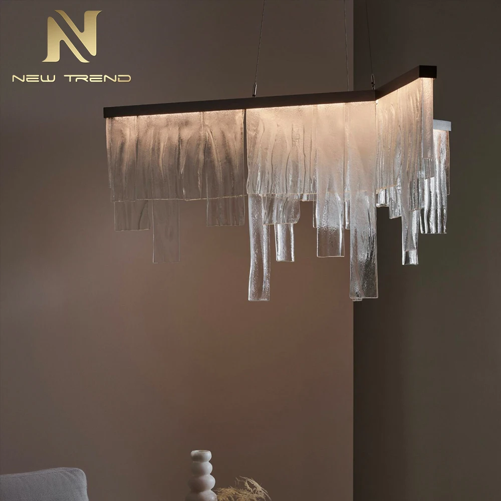 CPL-469 Contemporary Hand-Blown Glass Chandelier Custom Artisan LED Suspension Lamp for Luxury Living Room