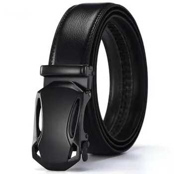 PU Leather Belts Cool Belts Black Belts With Automatic Buckle