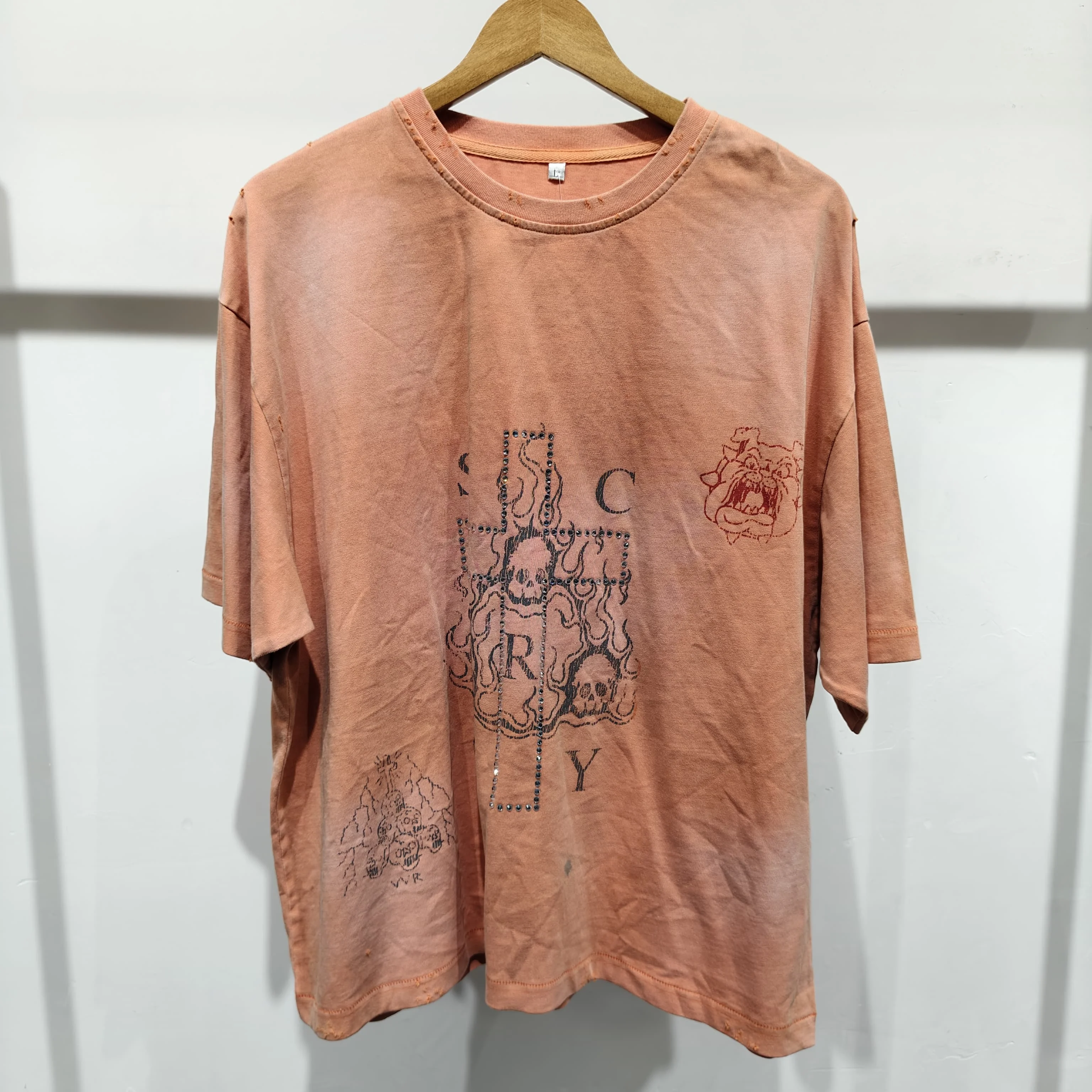 Custom Logo Plus Size Men Cropped Washed Vintage Boxy Drop Shoulder 240g 100% Cotton Wholesale T Shirts gallery 7