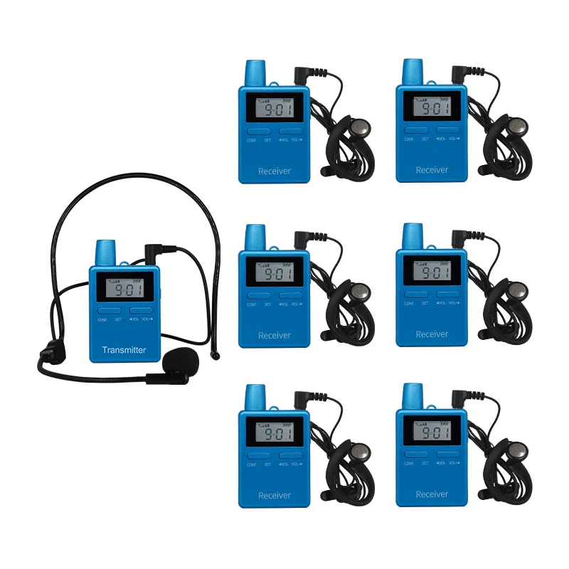 RICH AGE RC2401 1Transmitter 39 Receivers 40slot Charging Suitcase Wireless Tour Guide System Set
