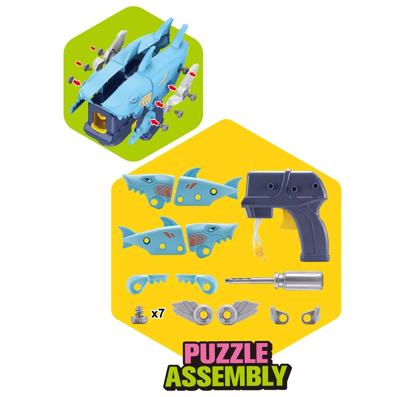 Лидер продаж, самодельный Съемный пистолет-пузырь для рыбы, игрушечный пистолет для пузырьков для летнего использования