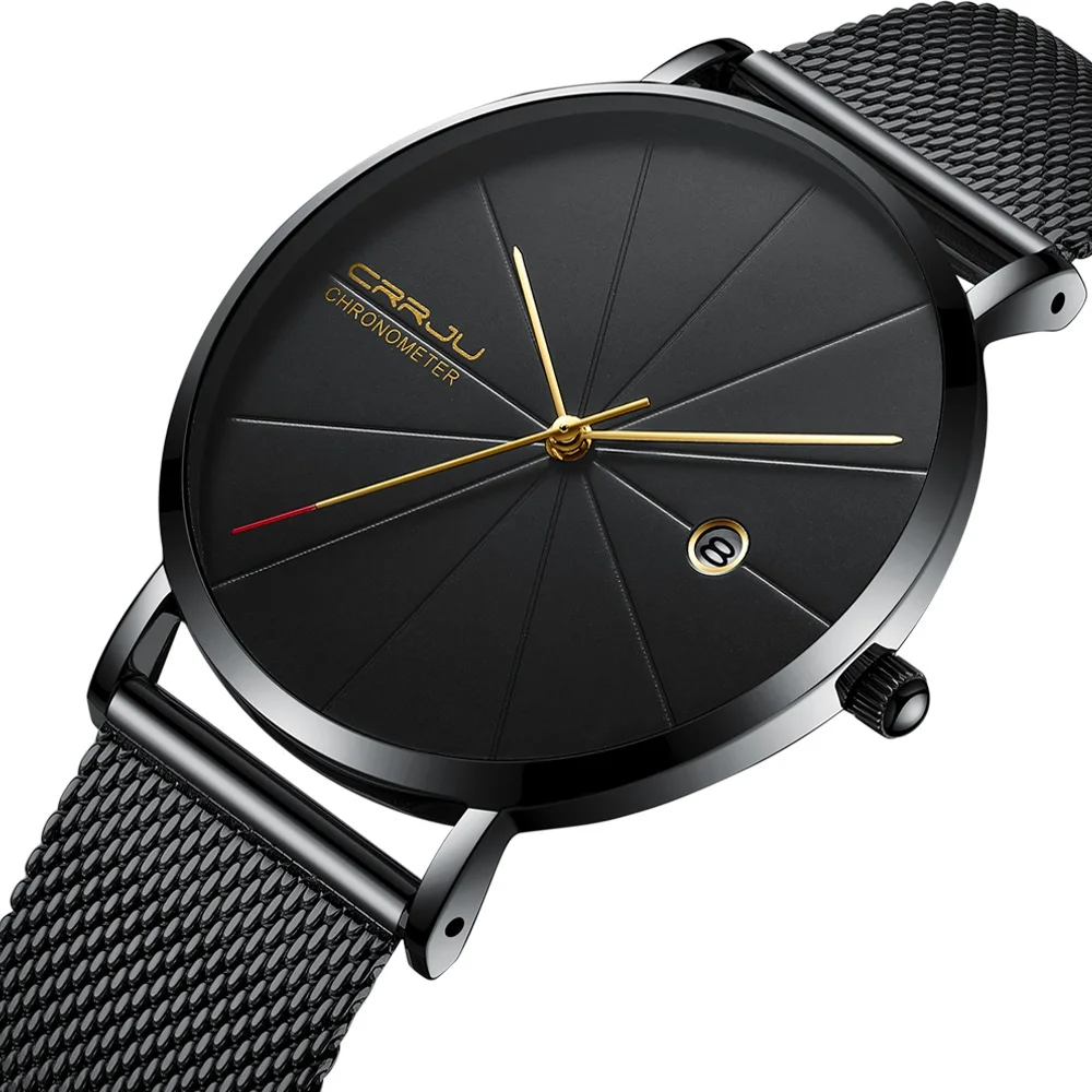 2022 Minimalist Men's Fashion Ultra Thin Watches Simple Men Business  Stainless Steel Mesh Belt Quartz Watch Relogio Masculino - Quartz  Wristwatches - AliExpress