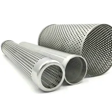 Titanium Stainless Steel 304 316 Perforated Punch Filter Tube