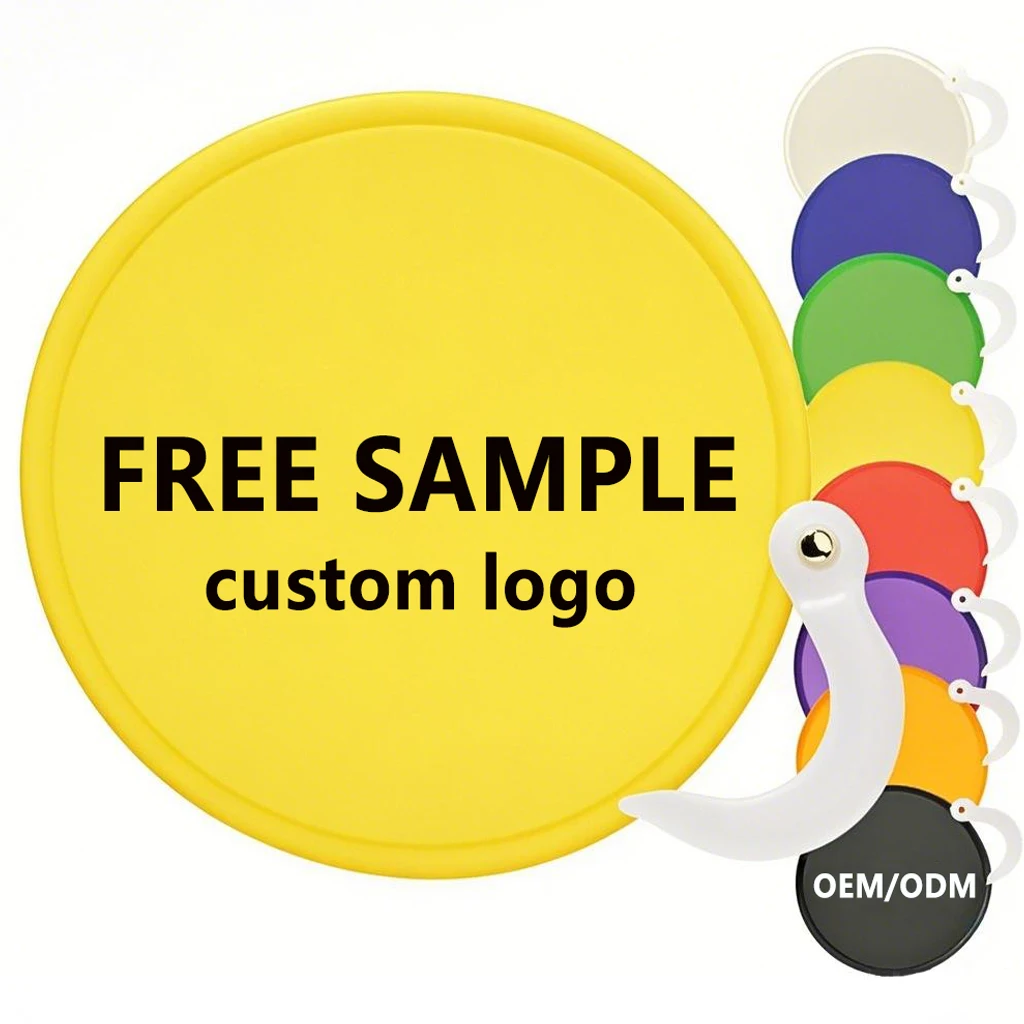 Custom Portable Nylon Folding Hand Fan Flying Disc with Logo