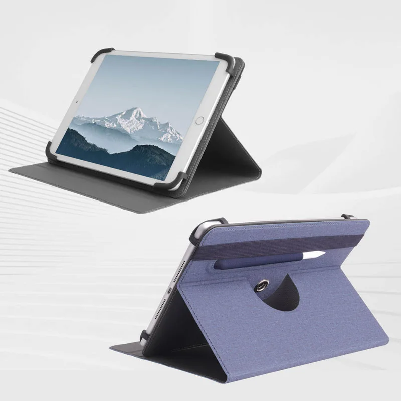 Universal 10.9 Inch Tablet Case Nylon Cloth Protective Cover Multi Angle Stand With Pen Holder for iPad Air4 Air5