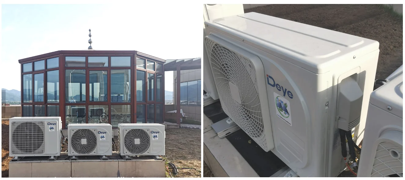 Deye 12000btu 18000btu 24000btu Climatiseur Solaire Aire Acondicionado Acdc Split Hybrid Solar 5390