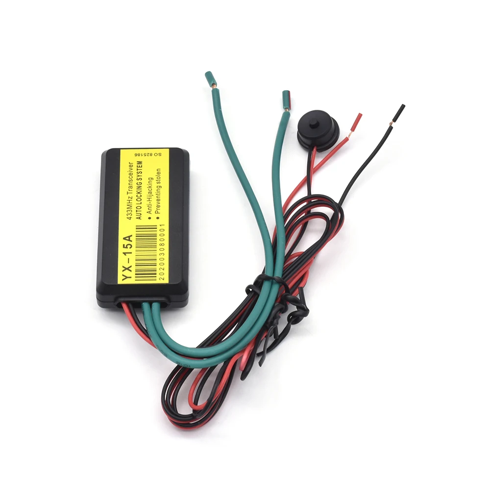 Antifurto per immobilizzatore per auto, Funzione di rilevamento automatico Sistema di allarme per auto con chiave intelligente, Blocco motore elettronico antifurto per veicoli con RC Ereqeip
