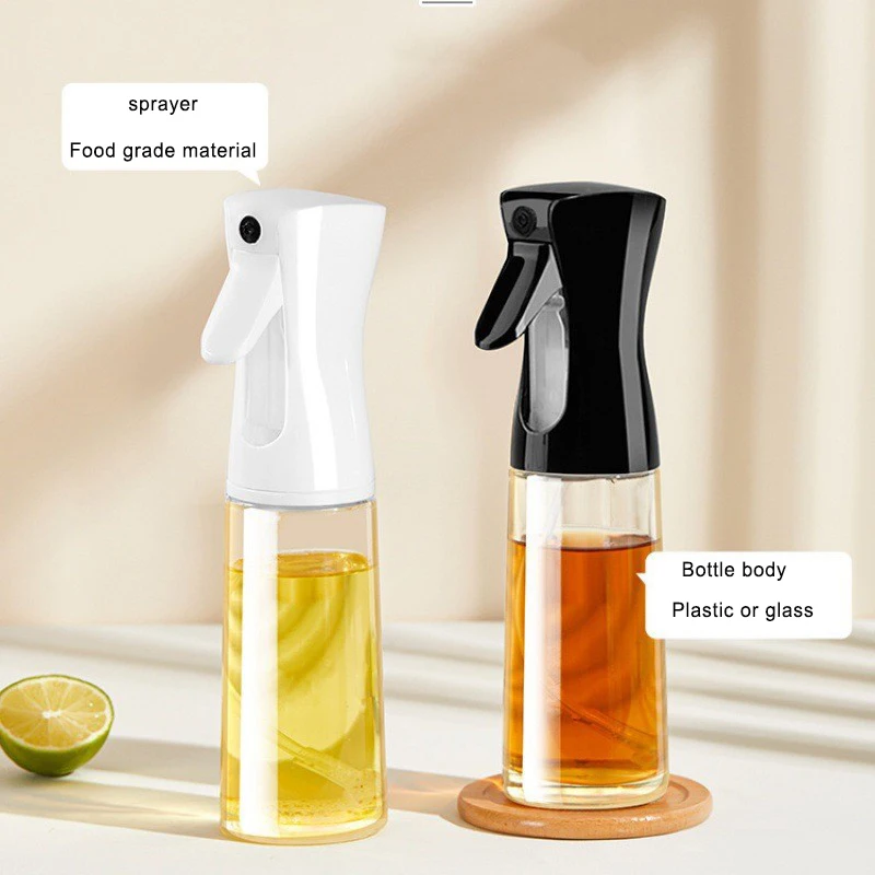 Factory wholesale 200ml 300ml 500ml press type olive oil sprayer special oil bottle for barbecue cooking