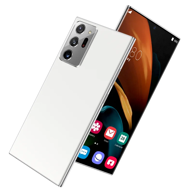2021 Новая Заметка 20 U + отпечаток пальца, NFC android 9,0 смартфон 6,9 дюймов HD + Б/у мобильных телефонов смартфонов с Touchpen