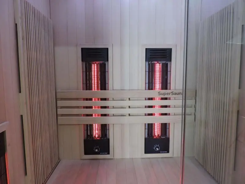 Cheap Ceramic Heating Infrared Sauna Room For 2 Persons Dry Steam