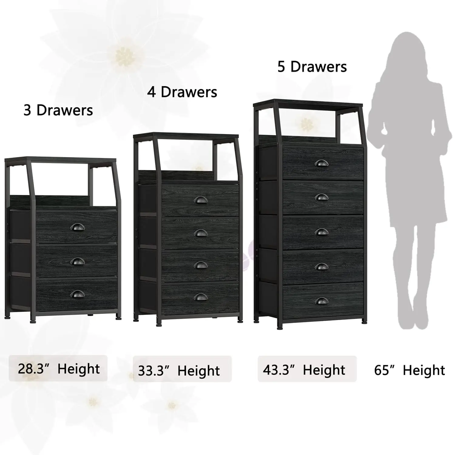 Customized Wooden Space-Saving Chest with Fabric Dressers  Idea for Bedroom Coat Closet Storage Cabinet and Home Furniture