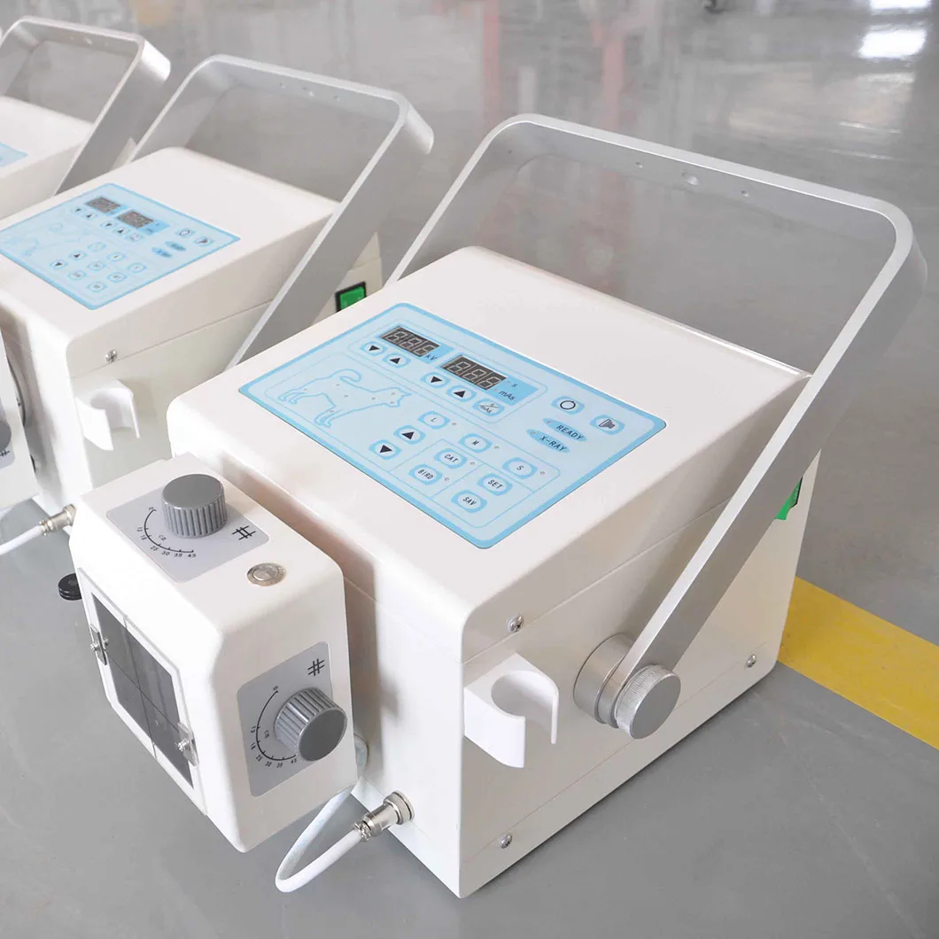Portable Digital 4KW 60mA Radiology Dog Cat Horse Veterinary X Ray Machine for Animals