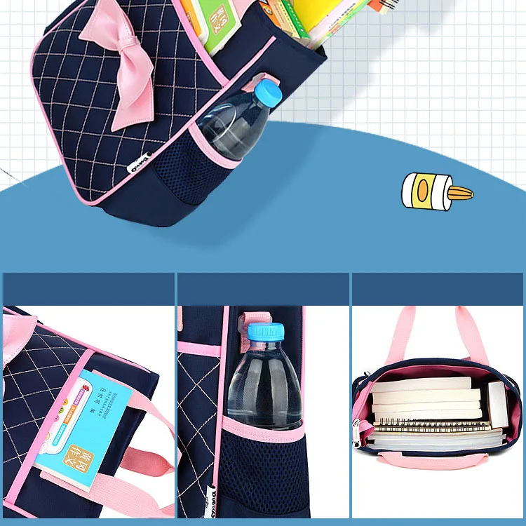 Waterproof Trolley Kids School Bags with Wheels Chinese Factory Custom Logo 6-12 Years Old Diamond Girls Primary School 20-35L