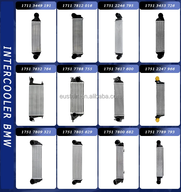 17118578142 17118589039 Intercooler Radiator Cooling Air Cooler for BMW ...