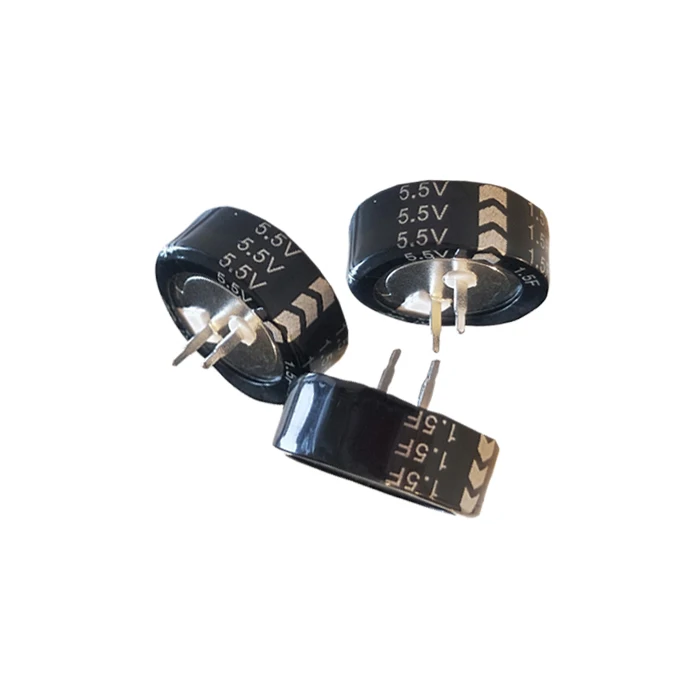 スーパーカパシタ 5.5V 2F ファラドキャパシタ 電子部品 ブルー