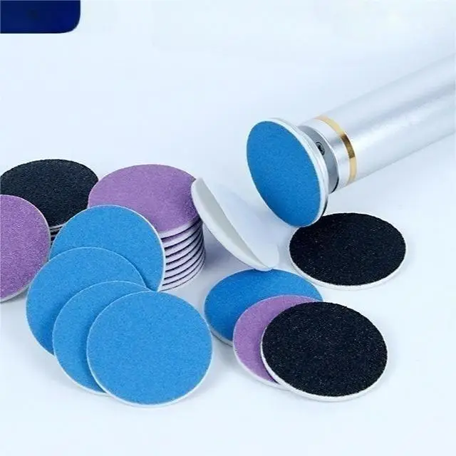 Wholesale Electric Foot File Round Sandpaper Replaceable Purple Sanding Disc