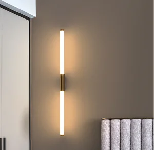 LED Corridor Stair Design Wall Lamp Long Tube Shape for Bedroom Bathroom Mirror Sitting Room Front Wall Mounted-for Contracts