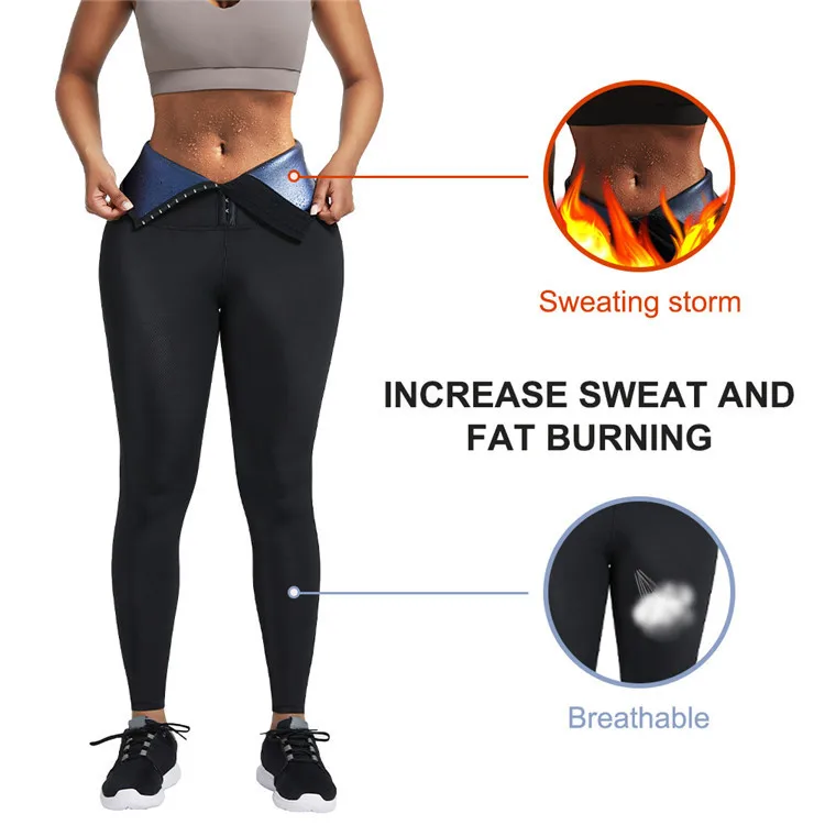 Oem Odm Fat Burning Women Fitness Wear Compression Tight Slim Waist Trimmer High Waist Yoga Pants Waist Trainer Corset Leggings supplier