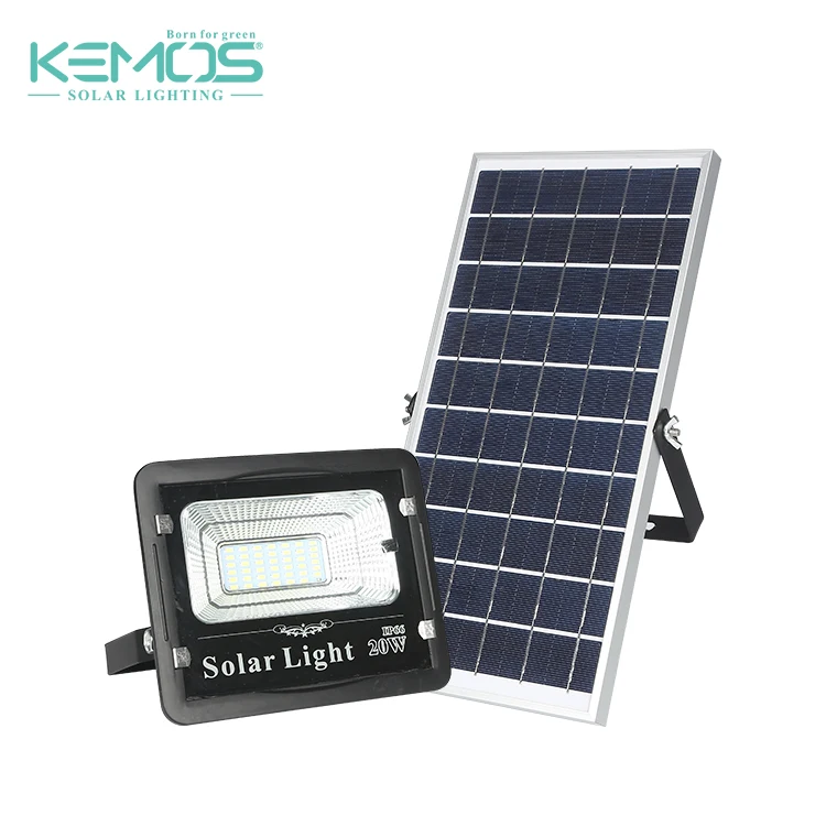 Custom jindian solar 20w 40w 60w 100w led flood light outdoor