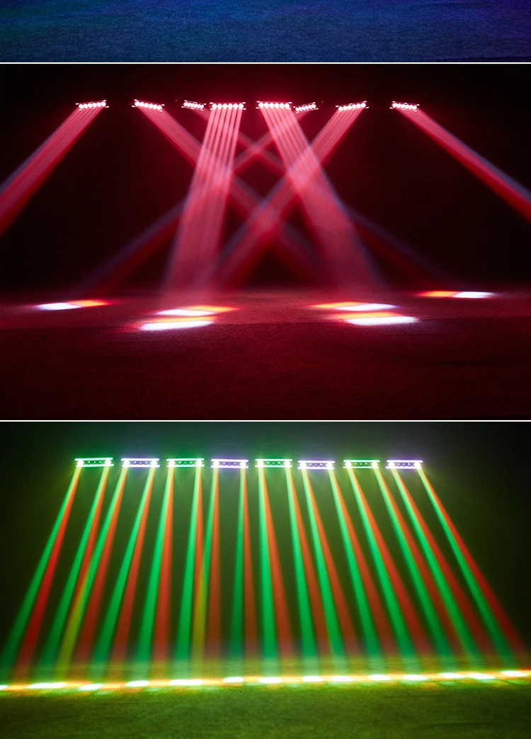 6*20W RGBW LED Moving Head Beam Bar Stage Light for DJ Disco Party Dance Club and Dance Floor