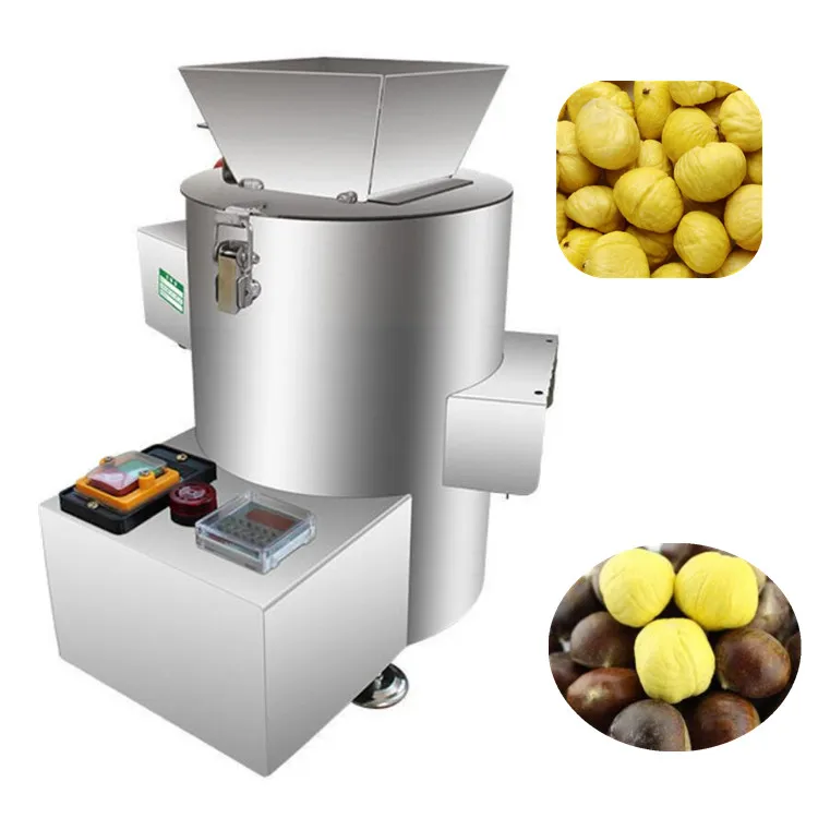 Factory Price Chestnut Skinning Peeling Machine Horseshoe Chufa Skin Peeler