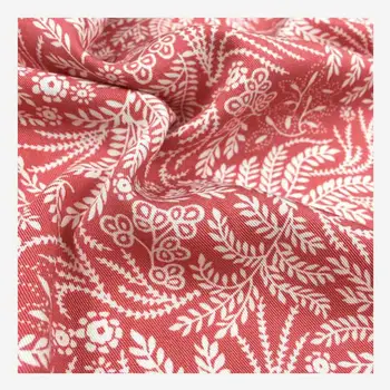 Custom 100% rayon viscose digital printed Printed Floral Printed Fabric for Women Pants