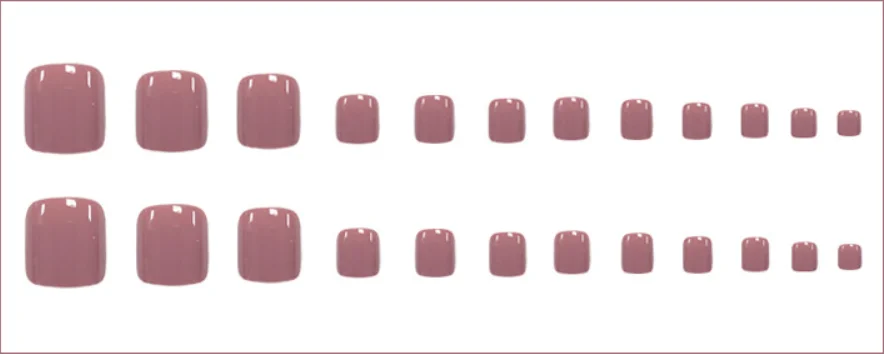 Wholesale Acrylic False Toe Nails Designed Toe Press On Nails ...