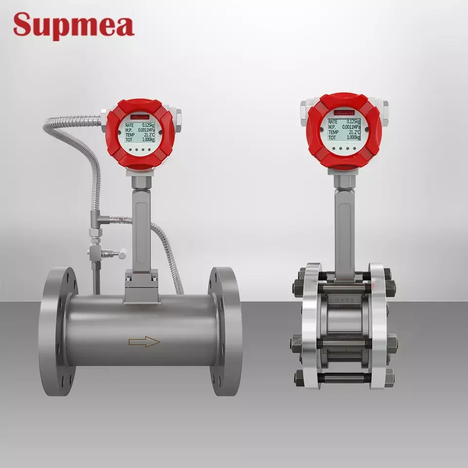 Vortex Flowmeter Steam Flow Water Electronic Digital Steam Flow Meter
