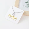White jewelry card