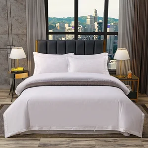 Hotel Quality 100% White Cotton Queen Percale Sheet Set 200TC 40s Soft Woven Fitted Bedding for Double King Single Breathable