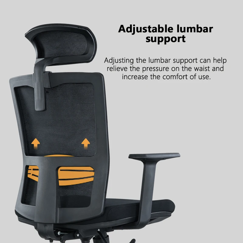 Factory Wholesale New Design Comfortable Computer Gaming Chair High Back Swivel Mesh Armrest Office Chair Ergonomic Support