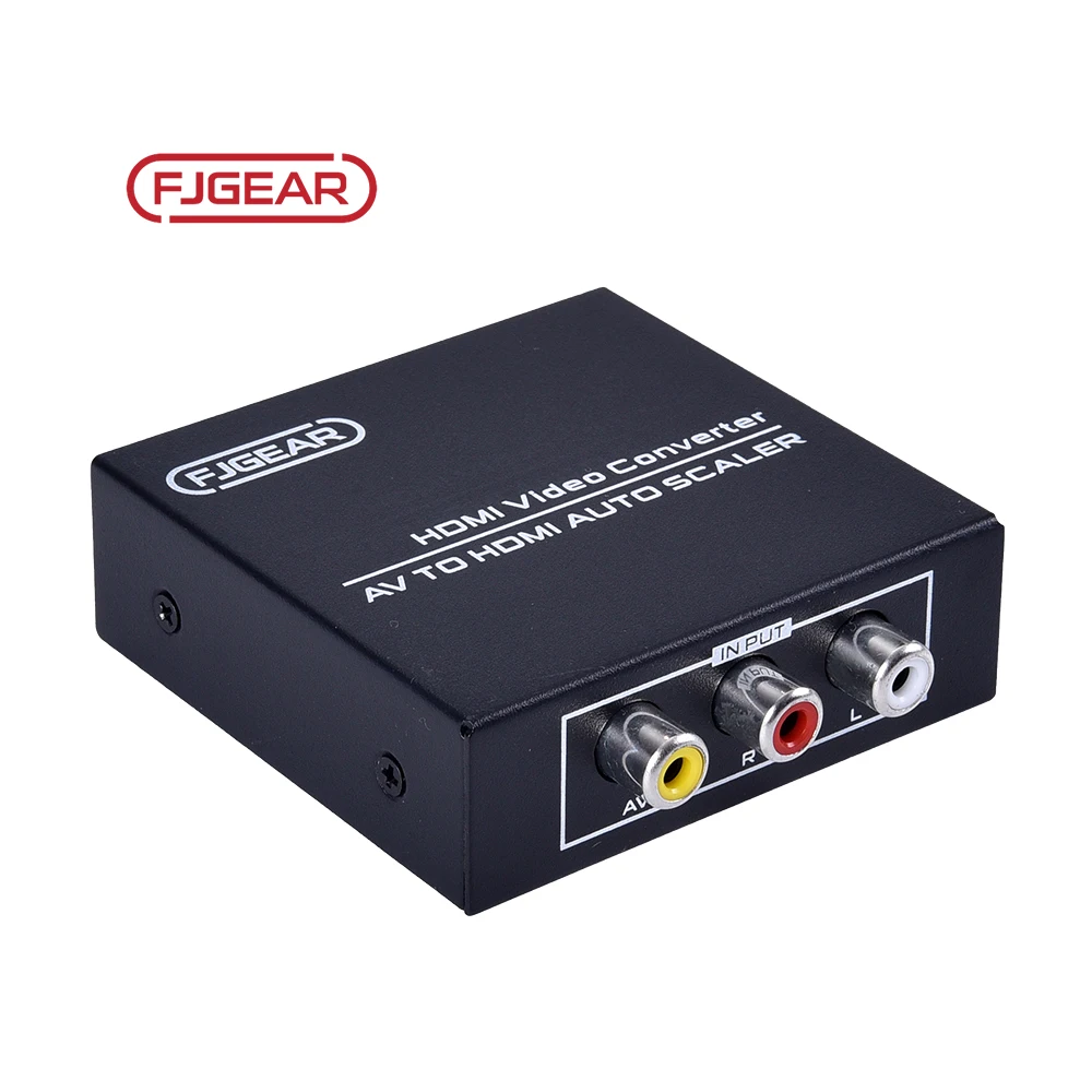 FJGEAR HDMI to AV Converter Plug and Play 1080P Scaler - Main Image
