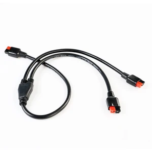 Y Splitter 1M 14AWG 6.5OD 30A 1 to 2 Plug Connector Parallel Spliter Conversion Battery Extension Cable