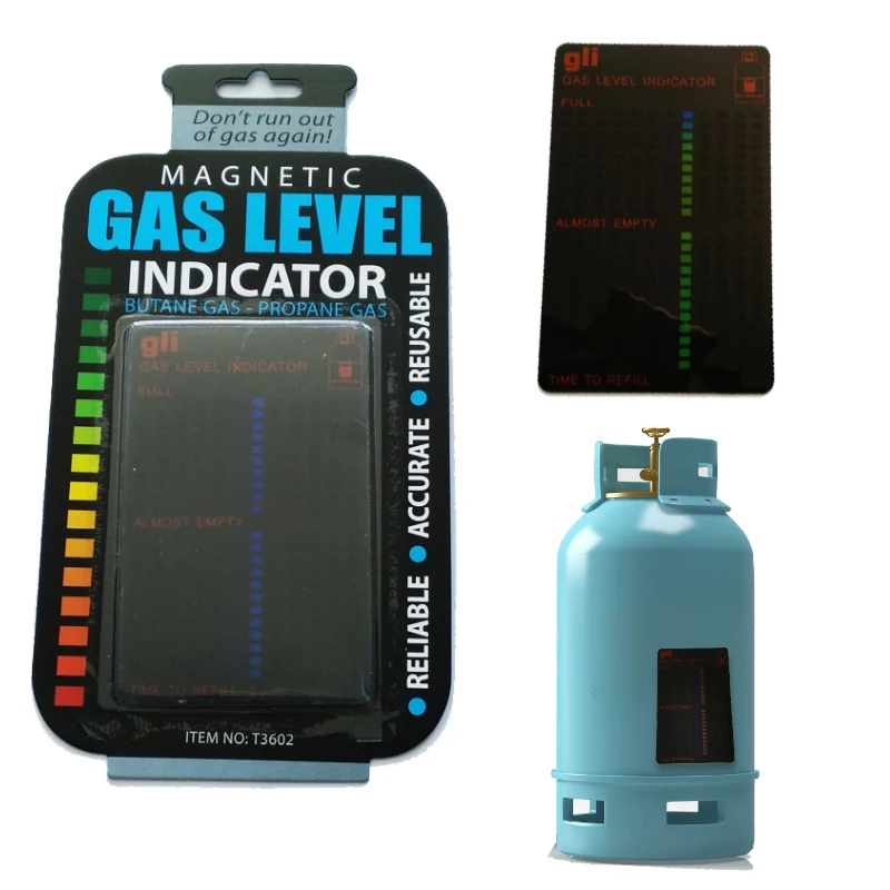 Gas Level Indicator - Reliable Propane & Butane Test Sticker
