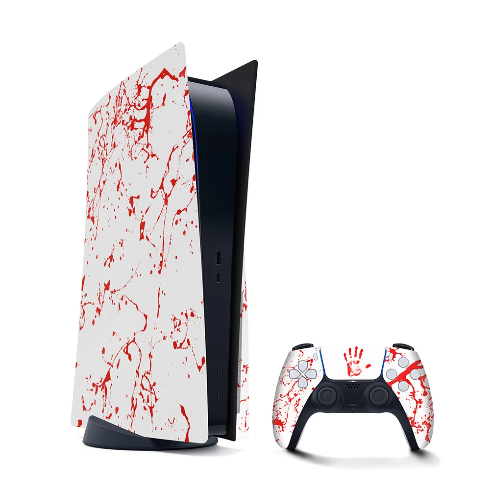 Customized Game Console Shell for PS5 Console Disk Version  Disc Edition Soft Touch Dustproof Shell