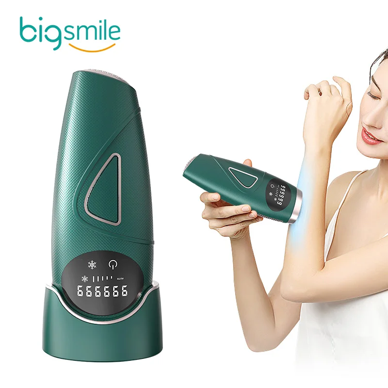 2021 big smile Portable laser hair removal machine Beauty Equipment IPL laser hair removal from home