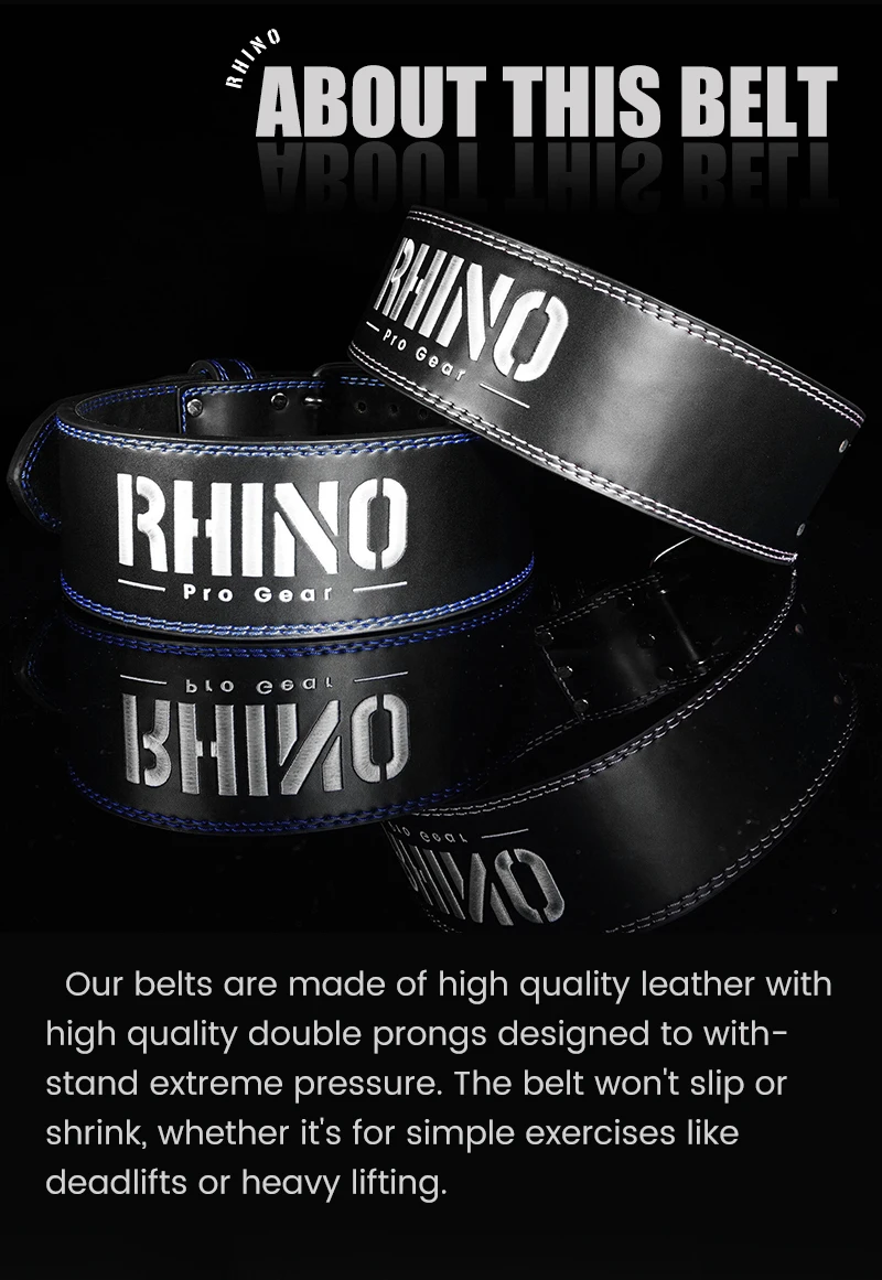Rhinopro Weightlifting Belt Leather Weightlifting Leather Belt Buy