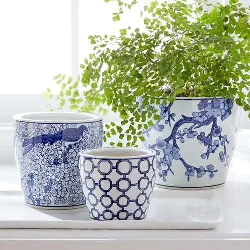 青と白の磁器の花瓶、大セール中| Alibaba.com