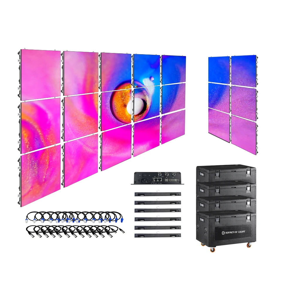 Turnkey P3.91 P4.81 Media Facade LED Thin Light Background