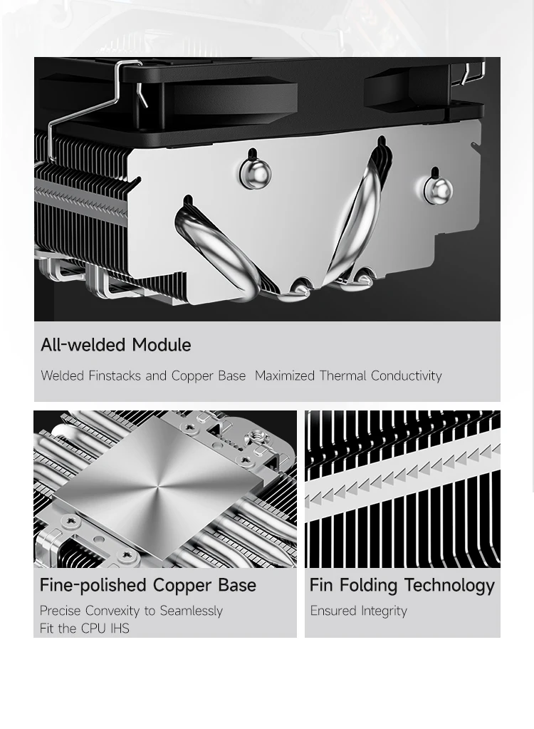 Profile Silent Cpu Cooler, RC400-53, 53mm, Plastic - detail 12