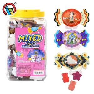 OEM Colorful Blister Star Bear Shaped Jelly Chewy Gummy Candy Sweets Supplier