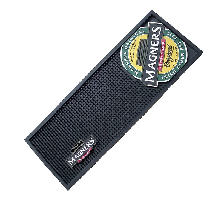 Customized PVC Counter Bar Runner Full Printing Bar Mat with Logo Plastic Product
