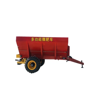 1.5 cubic meters agricultural three-wheeled fertilizer spreader Self-propelled diesel fertilizer spreader
