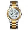 2 Glod Case Silver Dial