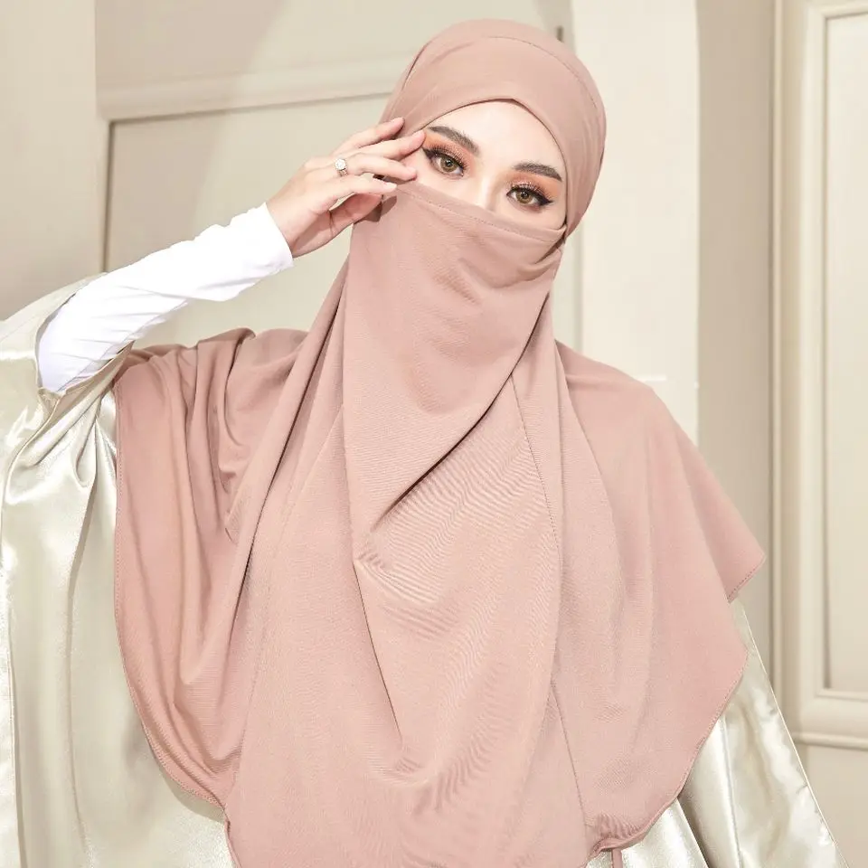 Sofort-Hijab Für Kleine Mädchen (4–8 Jahre) – Bequem, Atmungsaktiv & Niedlich Für Ramadan, Eid & Alltag