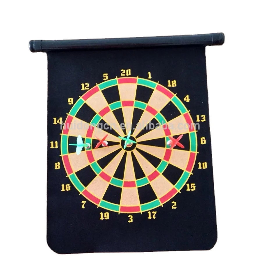 2020 новые дешевые оптовая продажа 12 дюймов двойная сторона висит Магнитная мишень для дротиков с 4 Дартс подарка детей внутренней упражнения