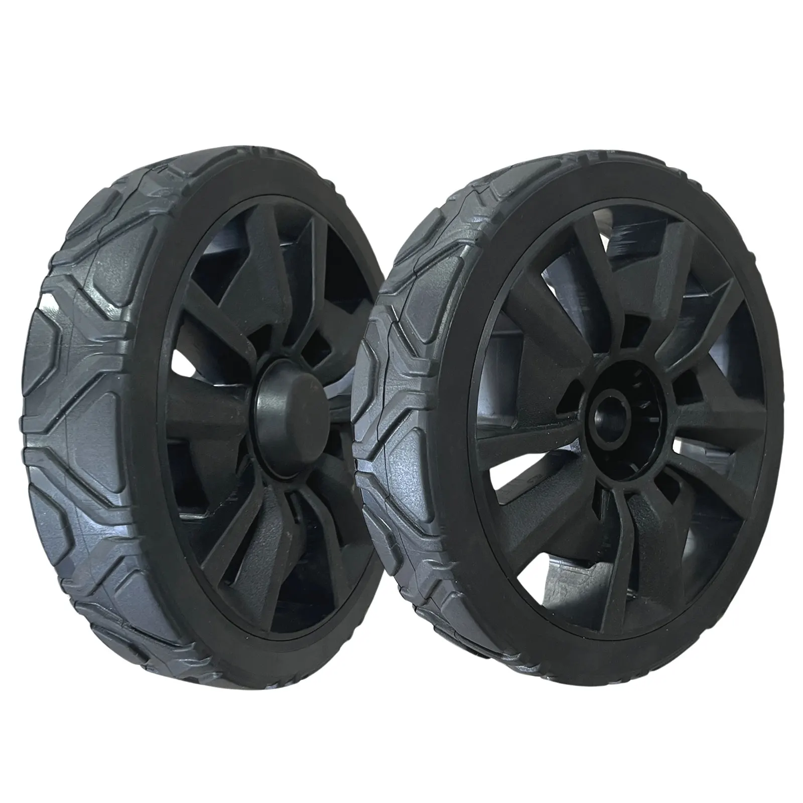 PVC0810 8 x 1.75 inch Solid Plastic PVC Replacement Tire and Wheels, 8