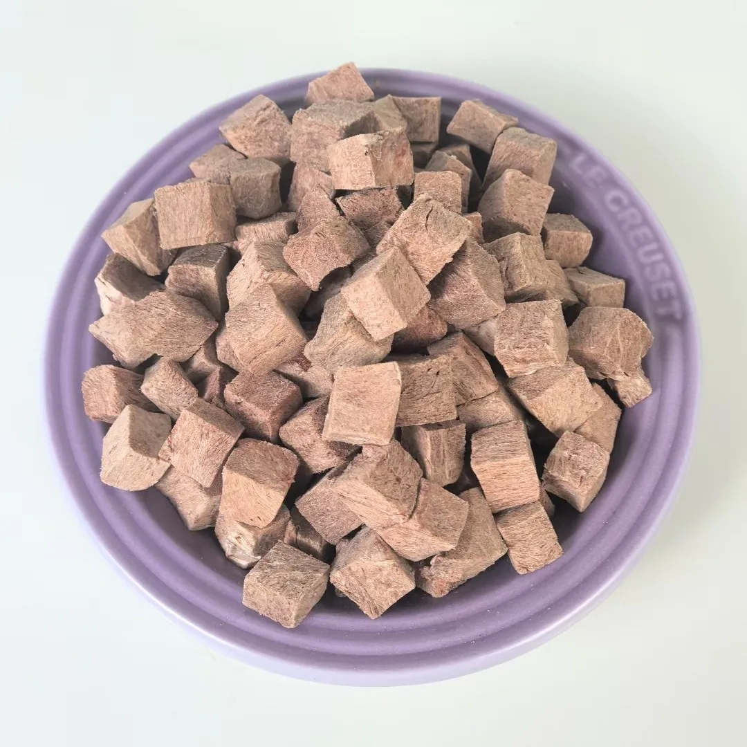 FurZo 100% prirodni visokokvalitetni proteini Sušenog govedine jetre Dice strogo za pse Visokokvalitetno meso Snacks Vitamini Minerali