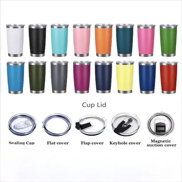 Custom Logo Double-Walled Vacuum Tumblers Powder Coated Stainless Steel Isol Drinkware for Travel