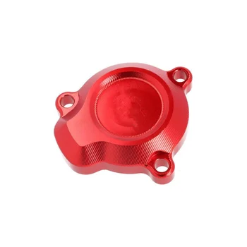 Oem CNC Turning and milling machined motorcycle Accessories Billet Aluminum Anodized Oil Filter Cover